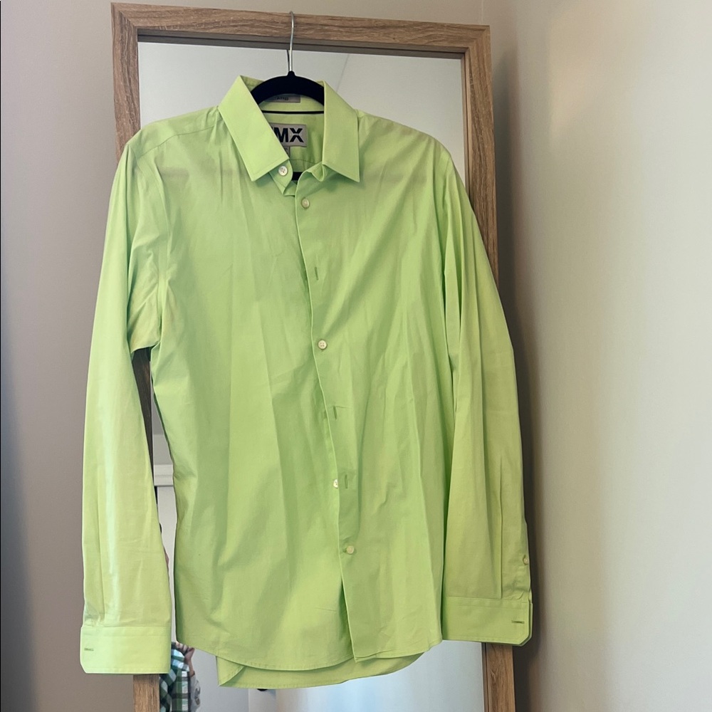 Lime Green Men's Shirt
